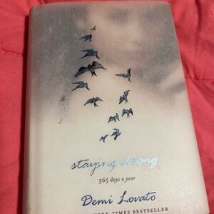 Demi Lovato Staying Strong 365 Days a Year Hardcover Journal - White/Blue